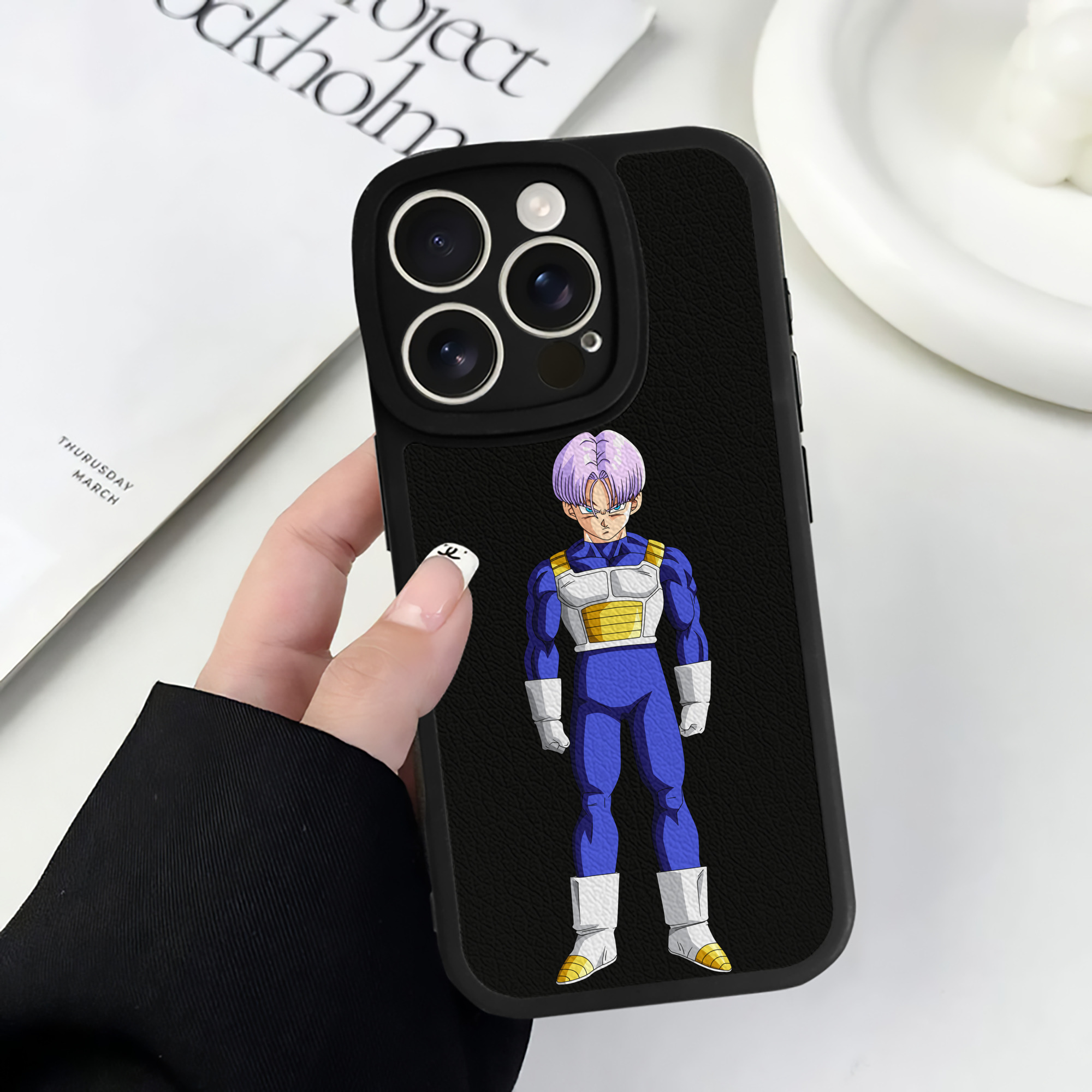 （画像用） ドラゴンボール DRAGON BALL 【iPhone 16シリーズ対応】シリコンスマホケース（レザー調） 材質：シリコン